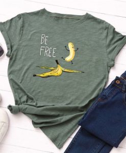 BANANA BE FREE T-SHIRT RE23