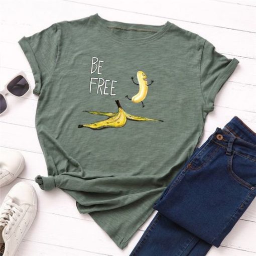 BANANA BE FREE T-SHIRT RE23