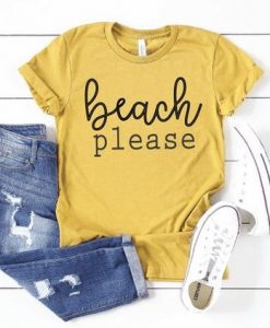 BEACH PLEASE T-SHIRT DN23