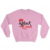 BLACK QUEEN SWEATSHIRT RE23