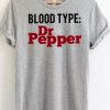BLOOD TYPE DR PEPPER T-SHIRT RE23
