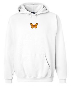 BUTTERFLY WHITE HOODIE DN23