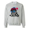 COOL SKULL WEARING SWEATSHIRT RE23