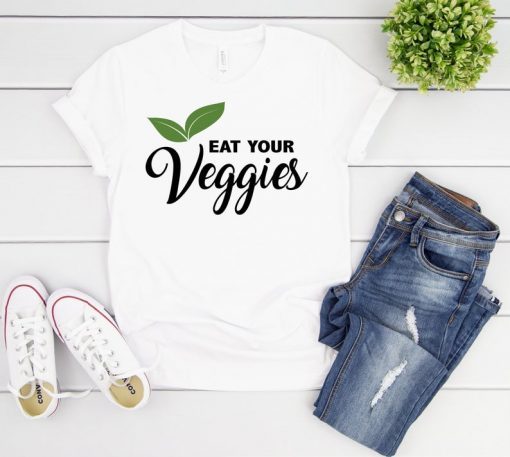 EAT YOUR VEGGIES T-SHIRT RE23