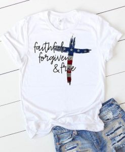 FAITHFUL FORGIVEN FREE T-SHIRT RE23