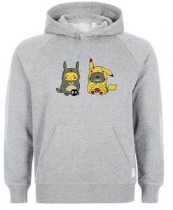 FUNNY TOTORO PIKACHU HOODIE DN23