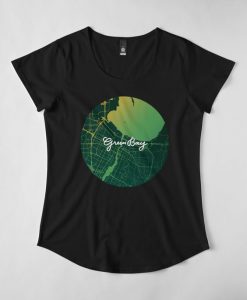 GREEN BAY MAP T-SHIRT RE23