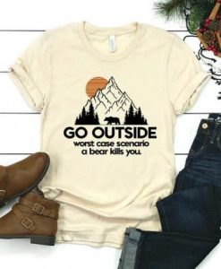 GO OUTSIDE T-SHIRT RE23