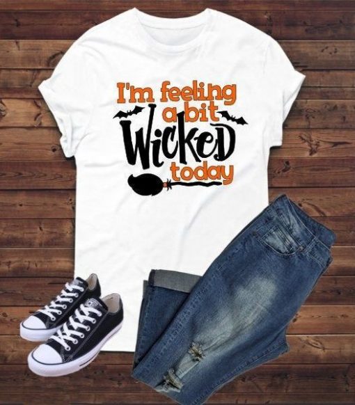 HAPPY HALLOWEEN WICKED T-SHIRT DN23