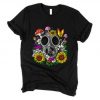 HIPPIE FLORAL GAS MASK T-SHIRT DN23