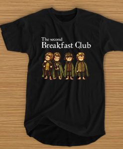 HOBBIT THE SECOND BREAKFAST CLUB T-SHIRT RE23