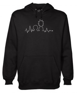 HEARTBEAT RICK AND MORTY HOODIE DN23