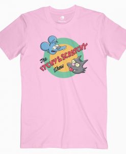 ITCHY AND SCRATCHY SHOW T-SHIRT RE23