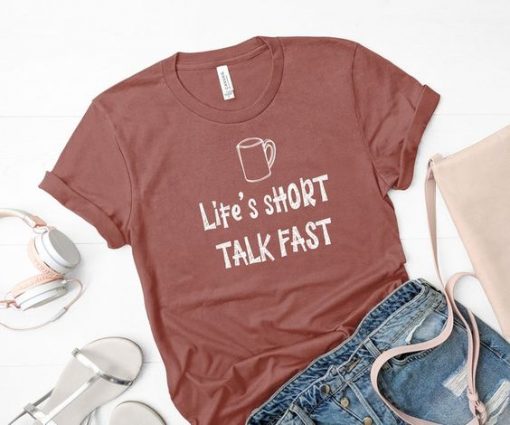 LIFES SHORT TALK FAST T-SHIRT RE23