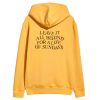 LEAVE THEM ALL BEHIND FOR A LIFE OF SUNDAYS BACK HOODIE DN23