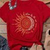 MOON AND SUN PRINTED T-SHIRT DN23