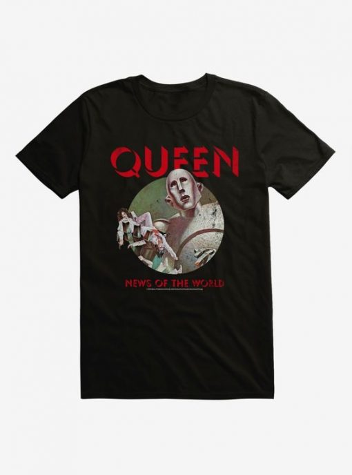 QUEEN NEWS OF THE WORLD T-SHIRT RE23