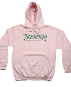 THRASHER ROSE PINK HOODIE DN23