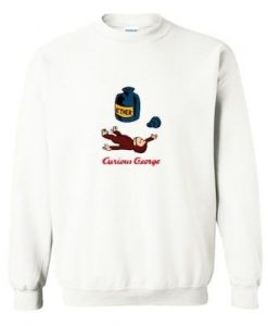 VINTAGE 1995 CURIOUS GEORGE  ETHER SWEATSHIRT RE23