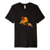 WATERCOLOR SUN CONURE PARROT T-SHIRT DN23