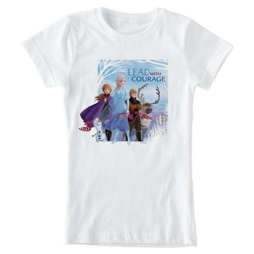 ANNA ELSA AND FRIENDS LEAD WITH COURAGE T-SHIRT DNXRE