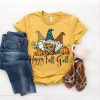 HAPPY FALL YALL GNOME T-SHIRT DNXRE