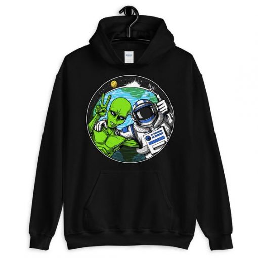 SPACE ALIEN MENS HOODIE DNXRE