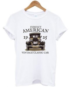 FERFECT AMERICAN VINTAGE CLASSIS CAR T-SHIRT DNXRE