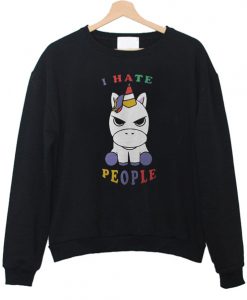 BABY UNICORN I HATE PEOPLE SWEATSHIRT DR23