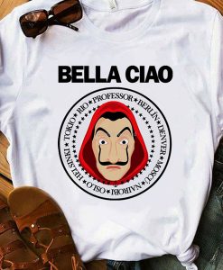 BELLA CIAO LA CASA DE PAPEL T-SHIRT DR23