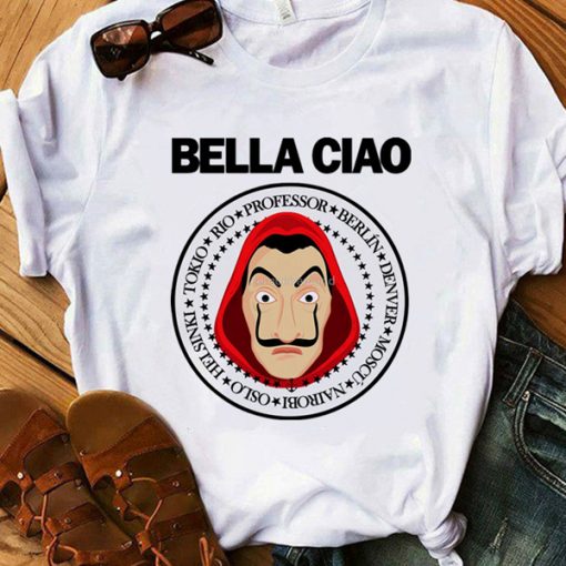 BELLA CIAO LA CASA DE PAPEL T-SHIRT DR23