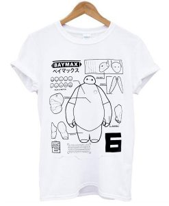 BIG HERO BAYMAX SCHEMATIC T-SHIRT DR23