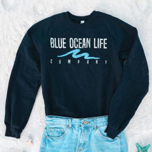 BLUE OCEAN LIFE SWEATSHIRT DR23