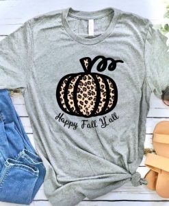 HAPPY FALL YALL T-SHIRT CR37