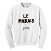 LE MARAIS PARIS SWEATSHIRT DR23
