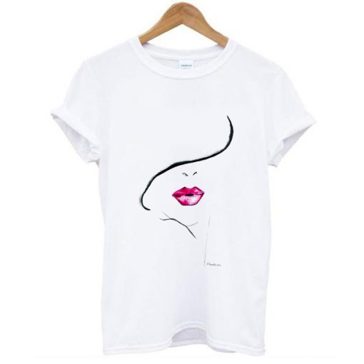 LIP PRINT T-SHIRT DR23