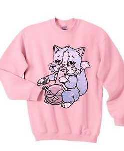 PASTEL BONG CAT SWEATSHIRT DR23