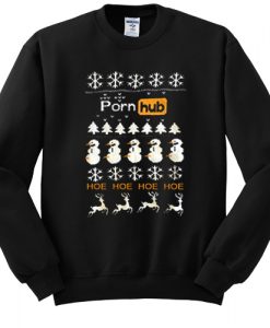 PORN HUB SNOWMAN SWEATSHIRT DR23