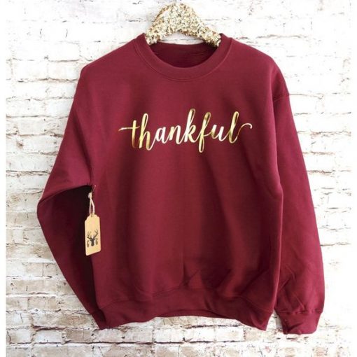 THANKFUL THANKSGIVING SWEATSHIRT CR37