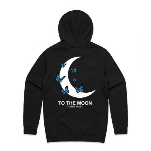 TO THE MOON YOURS TRULY HOODIE CR37