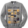 THE OFFICE QUOTE MASH UP FUNNY SWEATSHIRT DR23