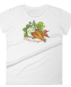 VEGAN GARDEN VEGETABLE VEGETARIAN T-SHIRT DR23