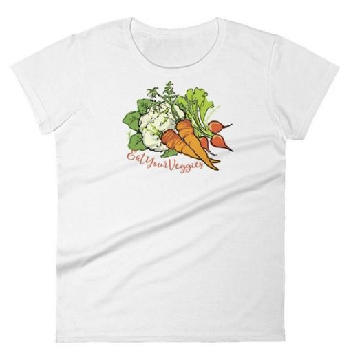 VEGAN GARDEN VEGETABLE VEGETARIAN T-SHIRT DR23