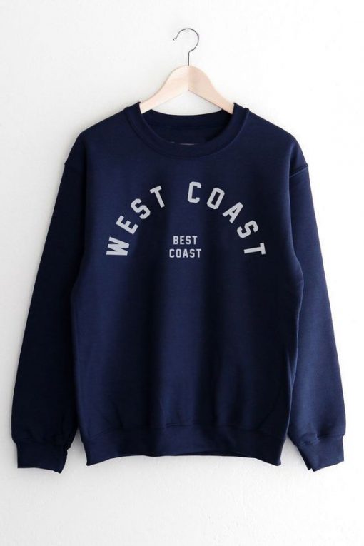 WEST COAST BEST COAST SWEATSHIRT CR37