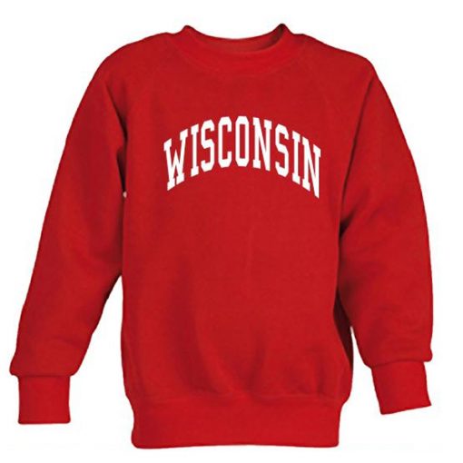 WISCONSIN FONT SWEATSHIRT DR23