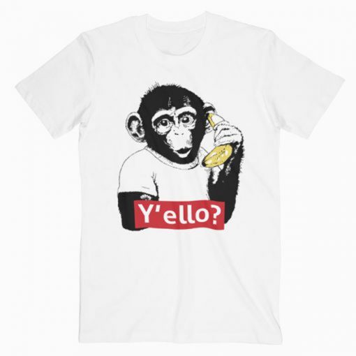 Y ELLO MONKEY T-SHIRT DR23