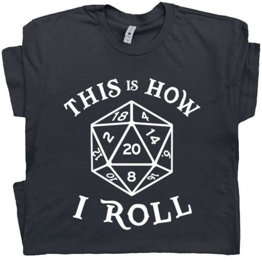 20 SIDED DICE T-SHIRT DX23