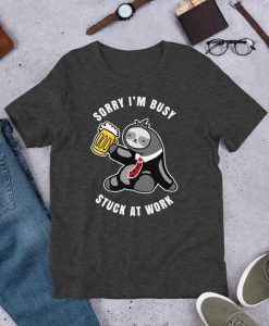 BUSY AT WORK SLOTH T-SHIRT DX23