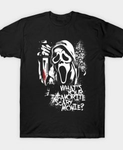 FAVORITE SCARY MOVIE T-SHIRT DX23