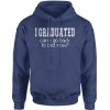 I GRADUATED CAN I GO BACK TO BED HOODIE SS